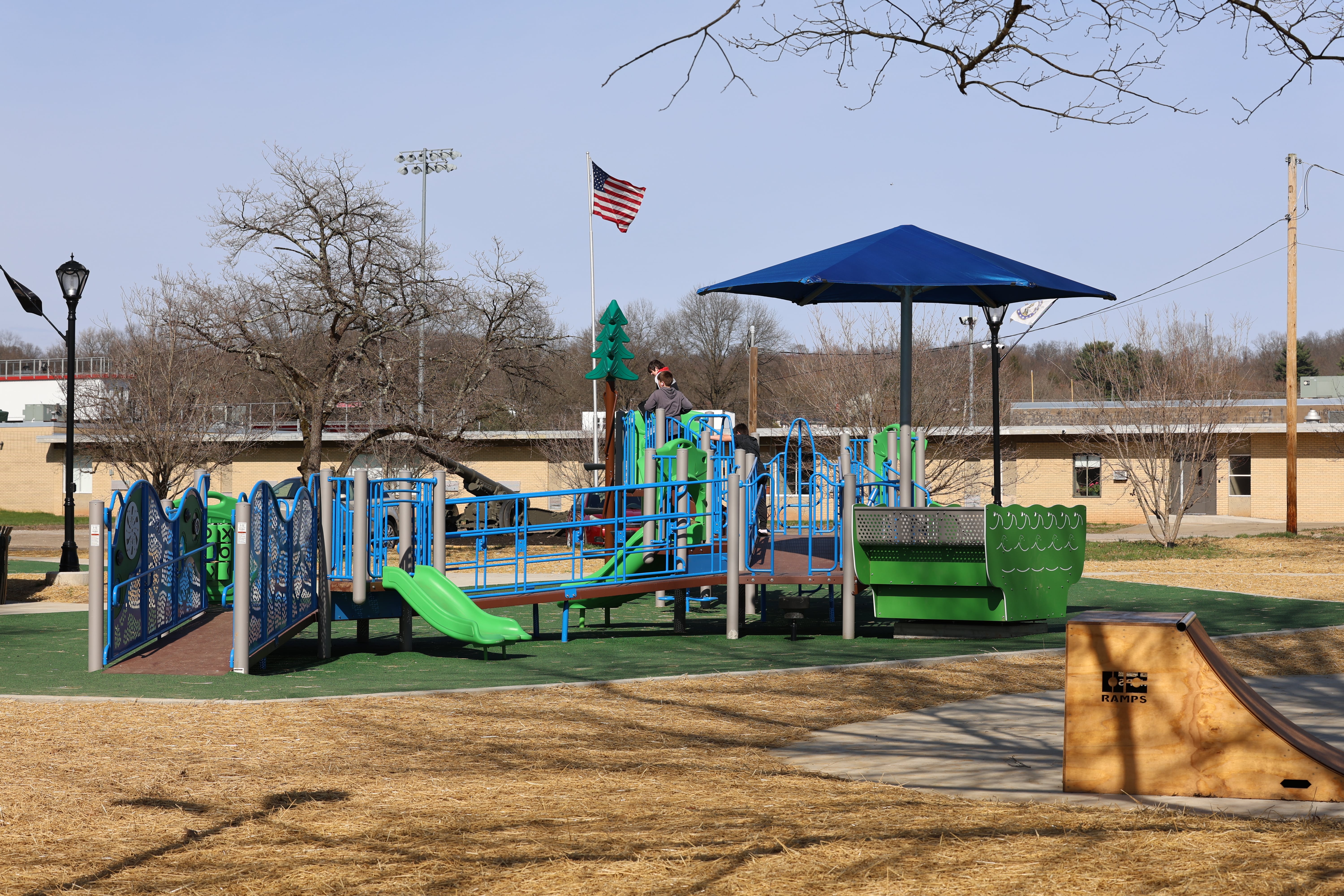 ADA-accessible Veterans' Park Playground