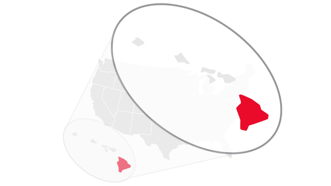 Map of BHE Renewables Hydroelectric Location