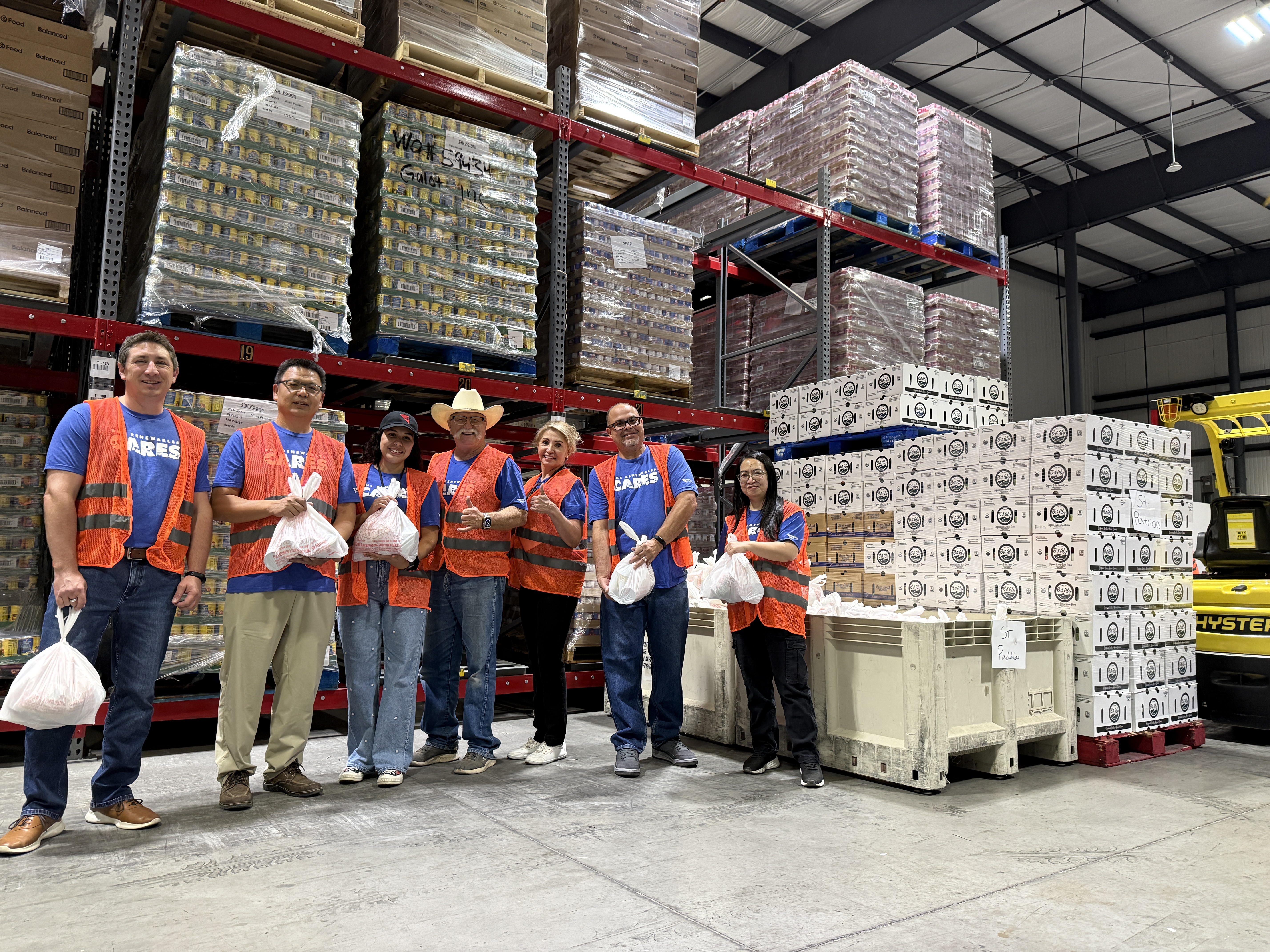 Employees Volunteering for the National Day of Service